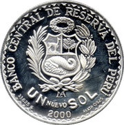 1 Nuevo Sol Gran Almirante Miguel Grau - Peruano del Milenio obverse image