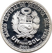 1 Nuevo Sol Sociedad Numismática del Perú obverse image