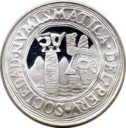 1 Nuevo Sol Sociedad Numismática del Perú, Peru, 2001 reverse image