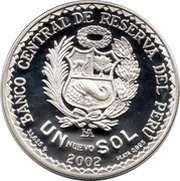 1 Nuevo Sol Alexander von Humboldt obverse image