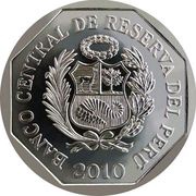 1 Nuevo Sol Tumi de Oro obverse image