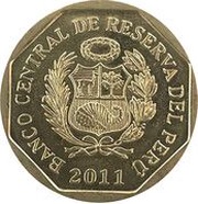1 Nuevo Sol Monastery of Santa Catalina obverse image