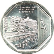 1 Nuevo Sol Fortress of Real Felipe, Peru, 2012 reverse image
