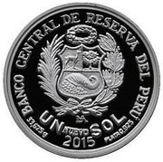 1 Nuevo Sol Guaman Poma de Ayala obverse image