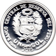 1 Nuevo Sol Mariano Melgar obverse image