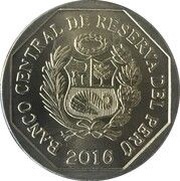 1 Sol Cabeza de Vaca obverse image