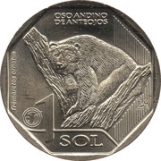 1 Sol Spectacled Bear reverse image