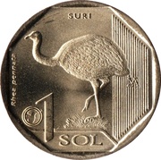 1 Sol Darwin's Rhea, Peru, 2018 reverse image