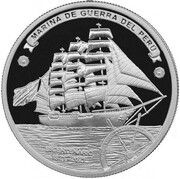 1 Sol Peruvian Navy Bicentennial, Peru, 2021 reverse image