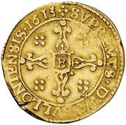 1 Gold Ecu - Ferdinand of Bavaria Bouillon; arms in shield reverse image