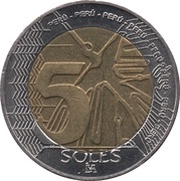 5 Soles reverse image