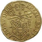 1 Gold Ecu - Ferdinand of Bavaria reverse image