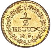½ Escudo, Peru, 1838 reverse image