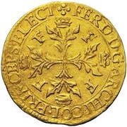 1 Gold Ecu - Ferdinand of Bavaria Hasselt mint obverse image