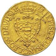 1 Gold Ecu - Ferdinand of Bavaria Hasselt mint reverse image