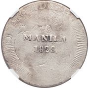 8 Reales - Ferdinand VII Countermark on Mexico 8 Reales reverse image