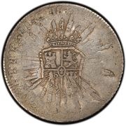 8 Reales - Ferdinand VII Countermark on Mexico 8 Reales obverse image
