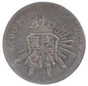 8 Reales - Ferdinand VII Countermark on Mexico 8 Reales obverse image
