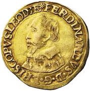 1 Gold Florin - Ferdinand of Bavaria Bust obverse image