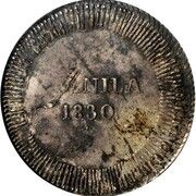 8 Reales - Ferdinand VII Countermark on Bolivia 8 Soles, Philippines, 1830 reverse image