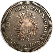 8 Reales - Fernando VII Countermarked on Mexico 8 Reales obverse image