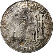 8 Reales - Ferdinand VII Countermark on Mexico 8 Reales, Philippines, 1832-1834 reverse image