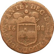 Liard - Sede Vacante, Belgium, 1688 reverse image