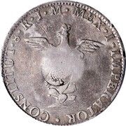 8 Reales - Isabella II Countermark on Mexico 8 Reales, Philippines, 1834-1837 reverse image