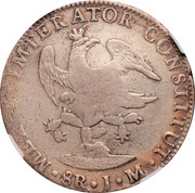 8 Reales - Isabel II Countermark on Mexico 8 Reales, Philippines, 1834-1837 reverse image