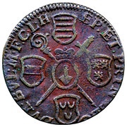 Liard - Joseph Clemens of Bavaria Second type, Belgium, 1716-1723 reverse image