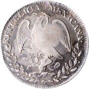 8 Reales - Isabella II Countermark on Mexico 8 Reales, Philippines, 1834-1837 reverse image