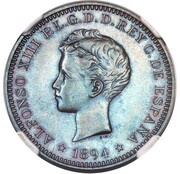 2 Centavos - Alfonso XIII Pattern obverse image