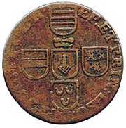 Liard - Georges-Louis de Berghes, Belgium, 1726-1727 reverse image