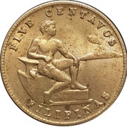 5 Centavos obverse image