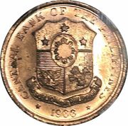 5 Sentimos Ferdinand E. Marcos; pattern obverse image
