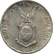 10 Centavos, Philippines, 1937-1945 reverse image