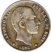 20 Centimos - Alfonso XII obverse image