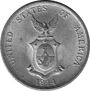 20 Centavos, Philippines, 1937-1945 reverse image