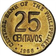 25 Centavos Pattern reverse image