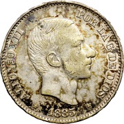 50 Centimos - Alfonso XII obverse image