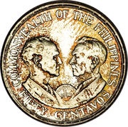50 Centavos Commonwealth obverse image