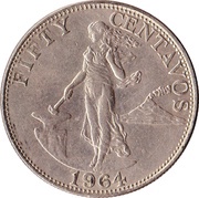 50 Centavos reverse image