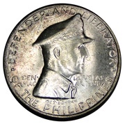 1 Peso Douglas MacArthur, Philippines, 1947 reverse image