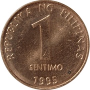 1 Sentimo obverse image