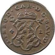 4 Liards - Jean-Théodore of Bavaria obverse image