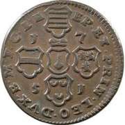 4 Liards - Jean-Théodore of Bavaria, Belgium, 1750-1752 reverse image