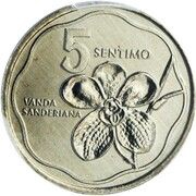 5 Sentimo reverse image