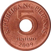 5 Sentimo obverse image