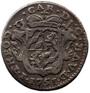 5 Patards "Plaquette or ½ Escalin" - Jean-Théodore of Bavaria obverse image