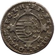 5 Patards "Plaquette or ½ Escalin" - Jean-Théodore of Bavaria, Belgium, 1751-1752 reverse image
